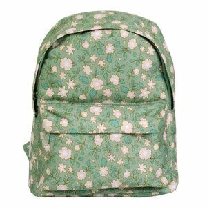 A Little Lovely Company Toddler Girls Backpack Sage Blossoms NEW